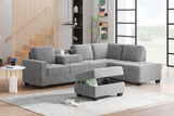 Modern Sectional Sofa with Reversible Chaise