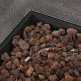SQUARE FIRE PIT - 40000 BTU.