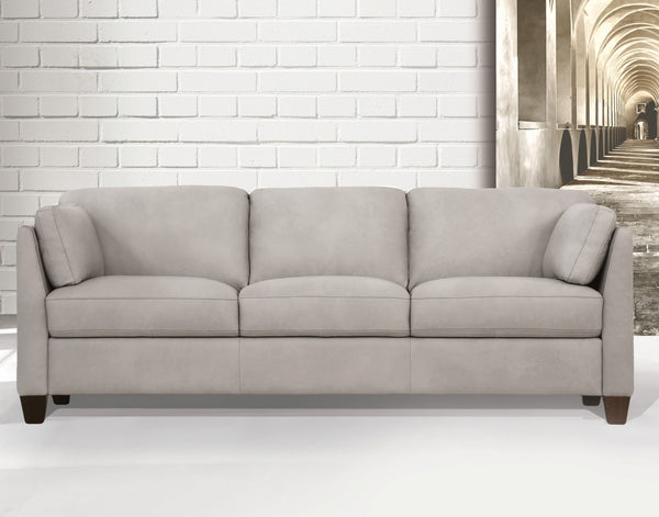 White Sofa White Leather