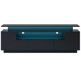 Modern, Stylish Functional TV stand with Color Changing LED Lights