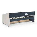 Twin Size Daybed with Drawers Upholstered