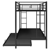 Twin over Twin Bunk Bed with Trundle