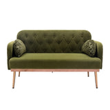 Green Velvet Sofa Loveseat