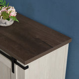 Classic Farmhouse Media TV Stand Entertainment Console