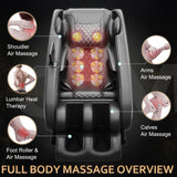 Massage Chair Bluetooth Connection and Speaker Recliner with Zero Gravity with Full Body Air Pressure