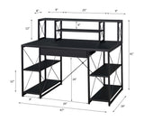 Black Compact Desk