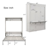 Queen Size Murphy Bed Desk Combo Perfect
