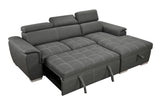 Sectional Sofa with Storage Chaise Bed