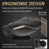 Massage Chair Bluetooth Connection and Speaker Recliner with Zero Gravity with Full Body Air Pressure