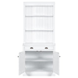 Modern Bookcase with 2 Doors and 1 Drawer Storage