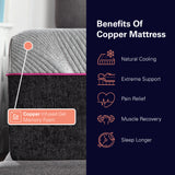 King 11 inch Flex Head Cooling GelCare Memory Foam Adult Mattress