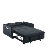 Convertible Sofa Bed, 3-in-1 Versatile Velvet Double Sofa