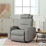 Power Lift Recliner Chair - USB Charge Port (Light Gray)