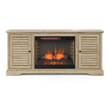 TV Stand Electric Fireplace for TVs up to 80 inches, Minimal Assembly