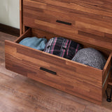 Walnut colored Dresser