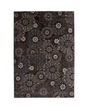 Lundy Chocolate/Black/Beige Area Rug 8x10