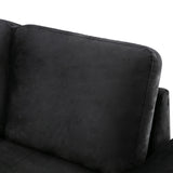 Black Sleeper Sectional Sofa