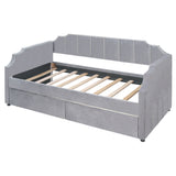 Twin Size Upholstered daybed with Drawers