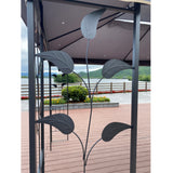 13x10 Outdoor Patio Gazebo Canopy Tent With Ventilated Double Roof And Mosquito net