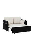 Modern Convertible Sofa Bed w/2 Removable Armrests w/USB Power Port
