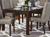 Contemporary Dark Brown 7pc Dining set