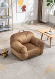 Kid's Bean Bag Chair Velvet Fabric Memory Sponge Stuffed