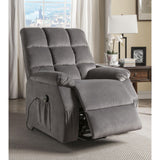 Gray Recliner lift chair w/Power Lift & Massage