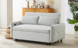 Pull-out Sofa Bed Convertible Couch 2 Seat Loveseat Sofa Modern Sleeper Sofa with USB Ports
