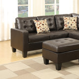 Modular Sectional Couch Faux Leather