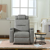 Power Lift Recliner Chair - USB Charge Port (Light Gray)