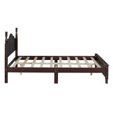 Queen 3-Piece Bedroom Set Wood Platform Bed
