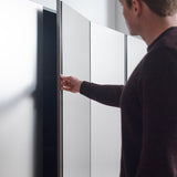 Star Series Wood Utility Storage Garage Cabinet in Metallic Gray