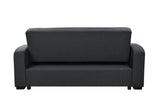 Pull Out 3 in 1 Convertible Modern Sofa Sleepert, Cup Holders, Pillows and Pockets