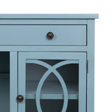 50x26x31" Blue Desk