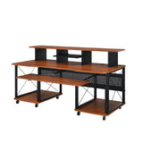 Cherry Black Music Desk