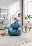 Kid's Bean Bag Chair Velvet Fabric Memory Sponge Stuffed