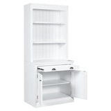 Modern Bookcase with 2 Doors and 1 Drawer Storage