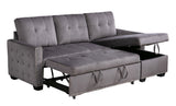 Reversible Sectional Storage Sleeper Sofa Bed