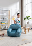 Kid's Bean Bag Chair Velvet Fabric Memory Sponge Stuffed