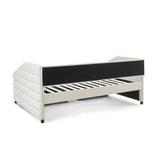 Full Size Daybed with Two Drawers Trundle