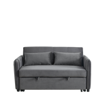 Sofa Bed, 3-in-1 Versatile Velvet with Adjustable Backrest