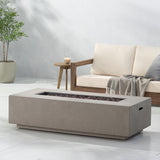 RECTANGLE FIRE TABLE TANK OUTSIDE