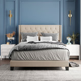 Queen Upholstered Platform Bed