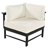 multi-person outdoor sofa set, suitable for gardens, backyards, and balconies.