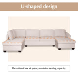 Modern Large  U-Shape Sectional Sofa