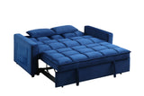 66.25'' Velvet Pull Out Sofa Sectional
