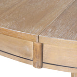 Modern Dining Table Set for 4, Round Table