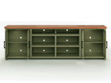 TV Stand Console for TVs up to 100 inches, No Assembly Requried