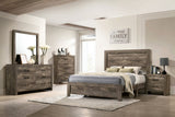 Nightstand Natural Tone Faux Wood Veneer