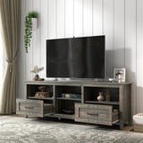 70 Inch Length TV Stand for Living Room with 2 Drawers